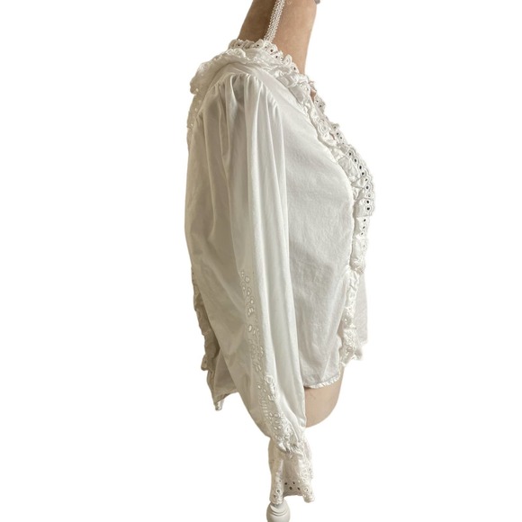 Maeve Ruffled Eyelet Blouse - Picture 5 of 9